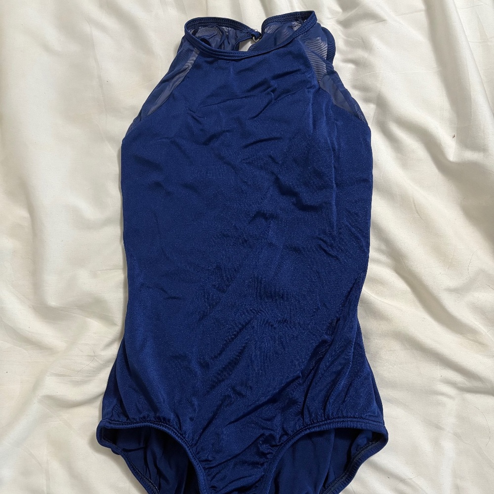 Blue ballet leotard
